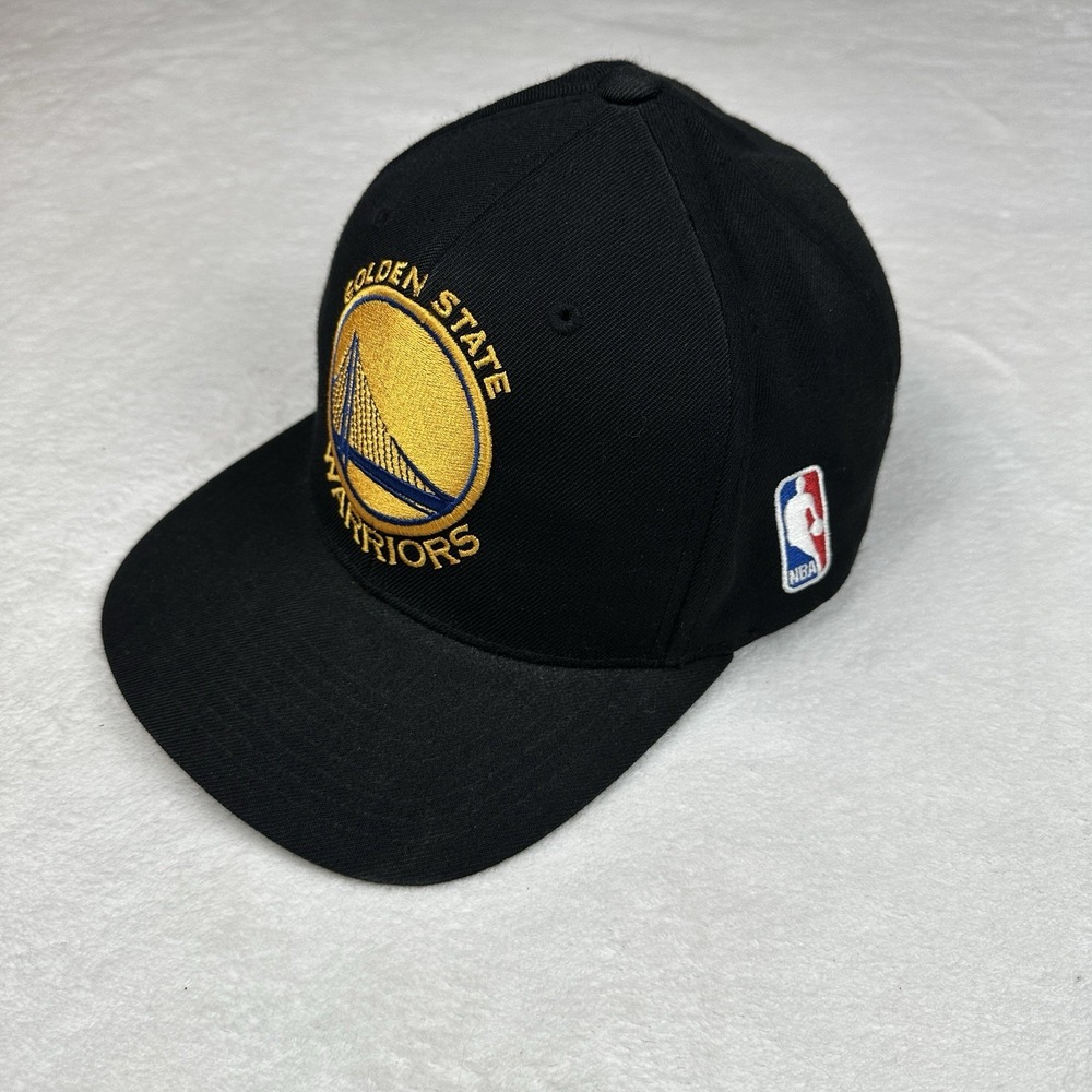 Golden State Warriors Hat Mitchell & Ness NBA Snapback‎ Cap  Golden Patch